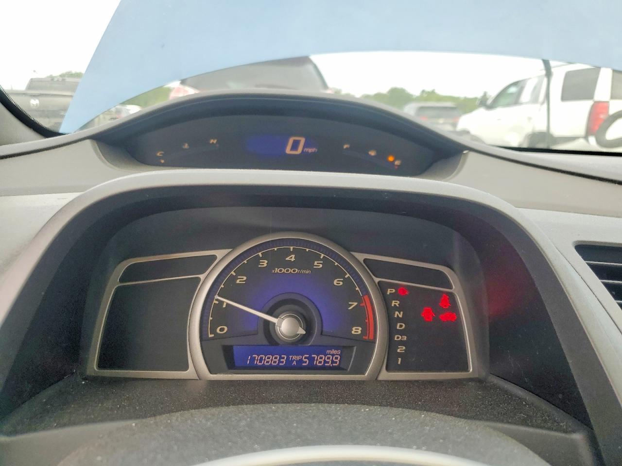 2007 Honda Civic Lx Blue vin: 1HGFA16587L097541