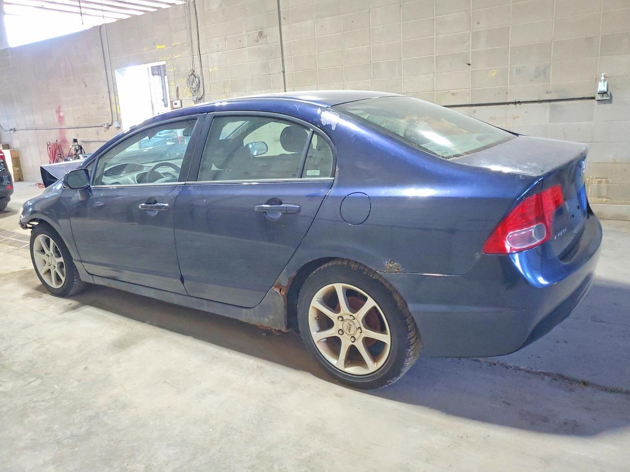 2007 Honda Civic Lx Синий vin: 1HGFA16587L099712