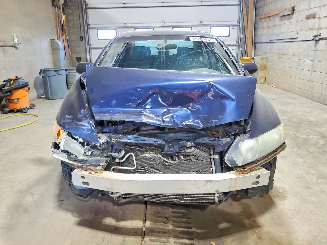 2007 Honda Civic Lx Синий vin: 1HGFA16587L099712