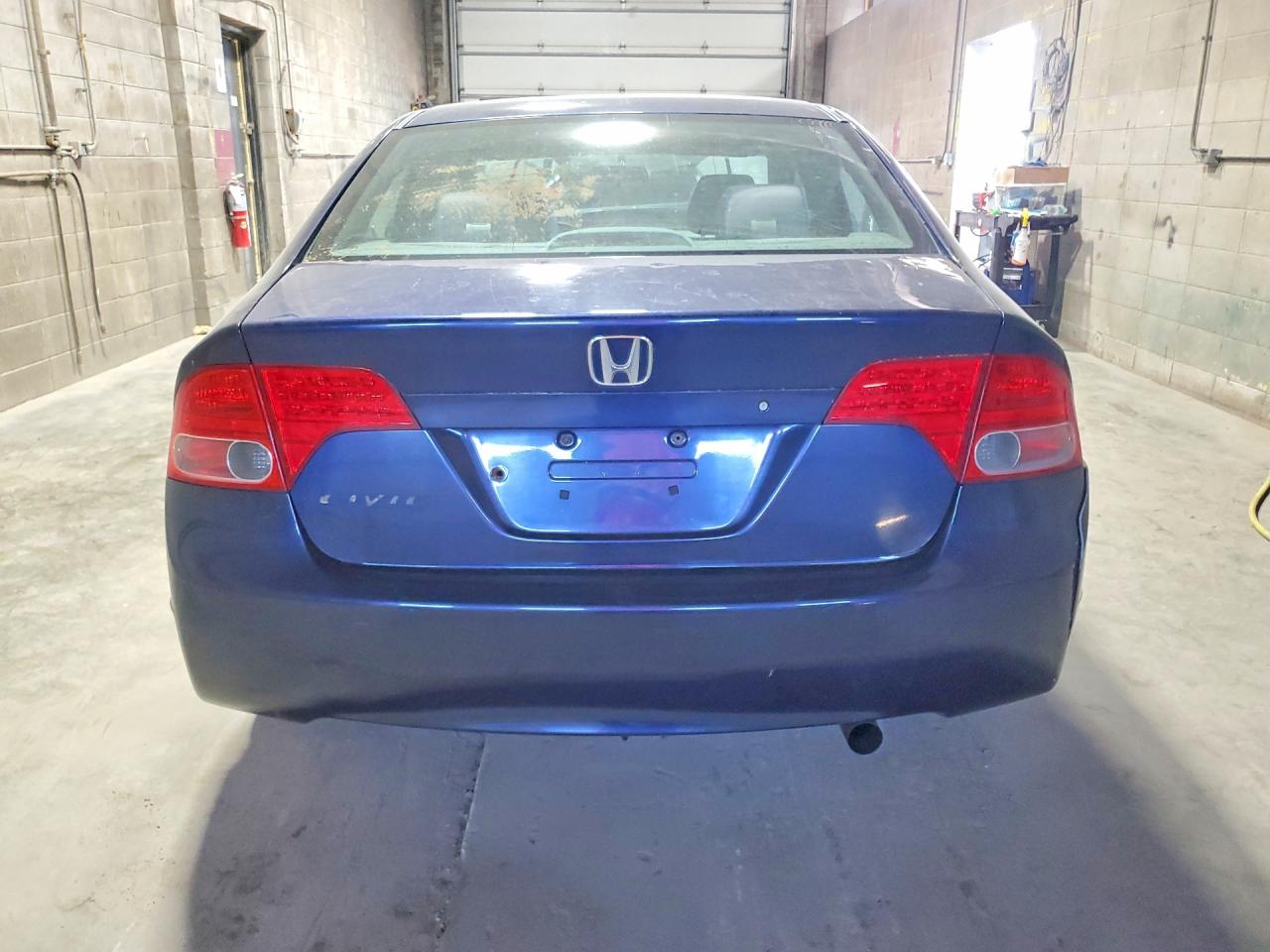 2007 Honda Civic Lx Синий vin: 1HGFA16587L099712