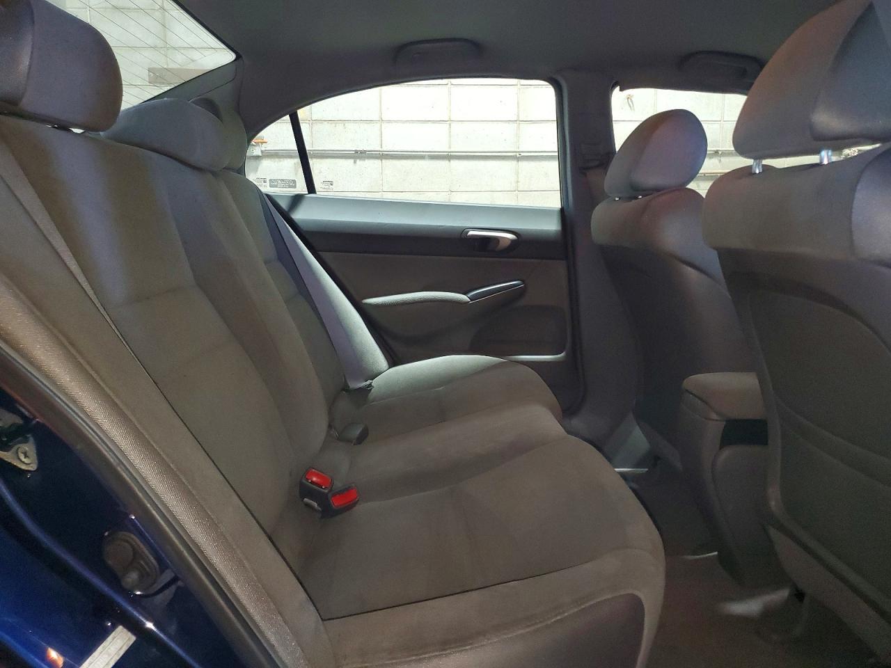 2007 Honda Civic Lx Синий vin: 1HGFA16587L099712