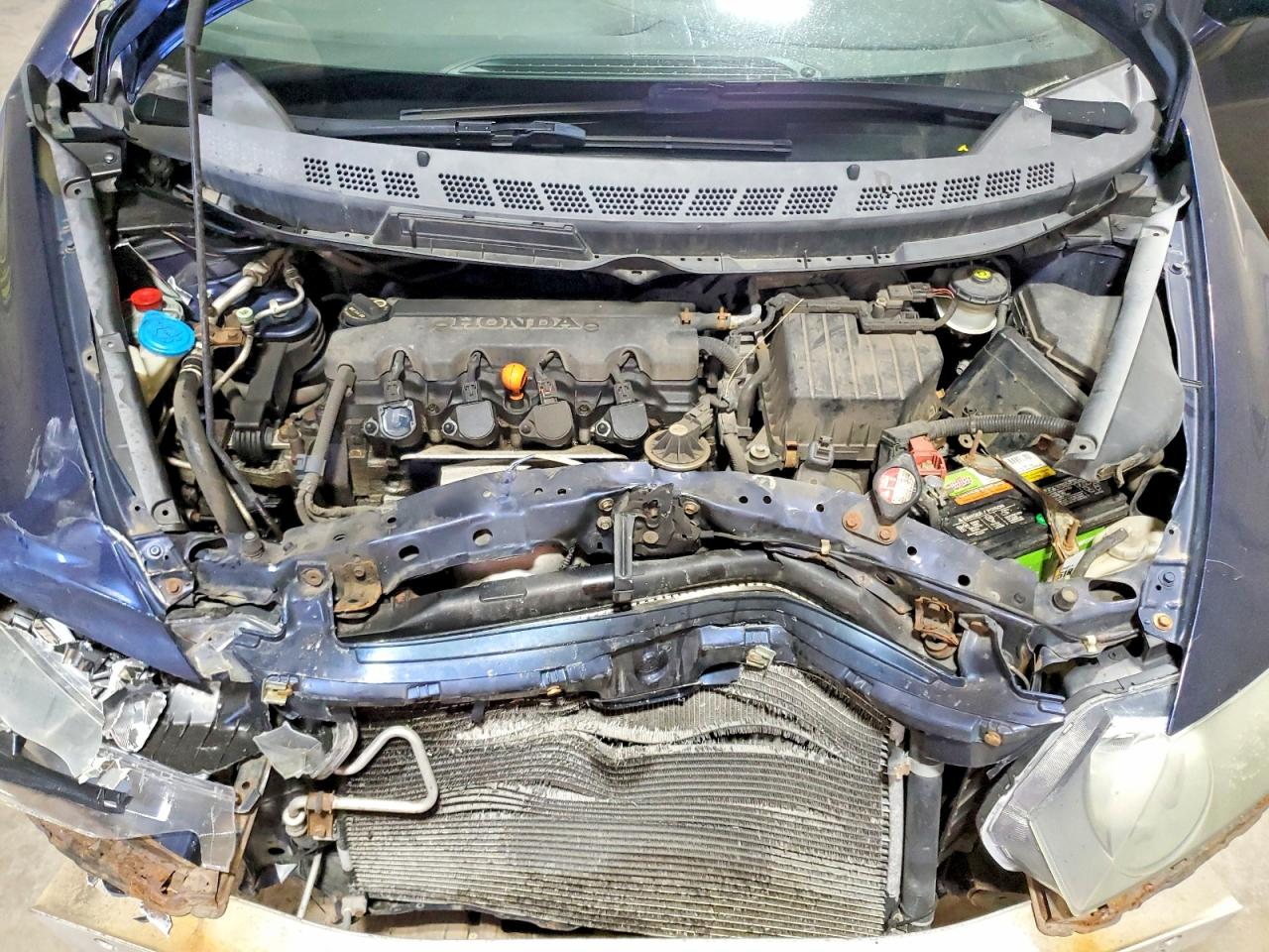 2007 Honda Civic Lx Синий vin: 1HGFA16587L099712