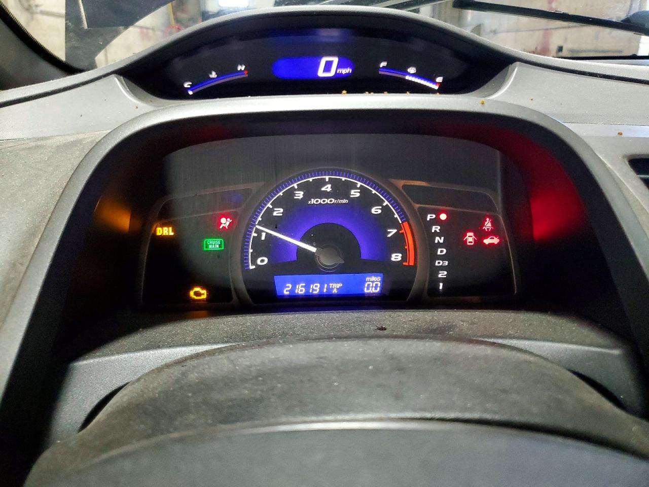 2007 Honda Civic Lx Синий vin: 1HGFA16587L099712