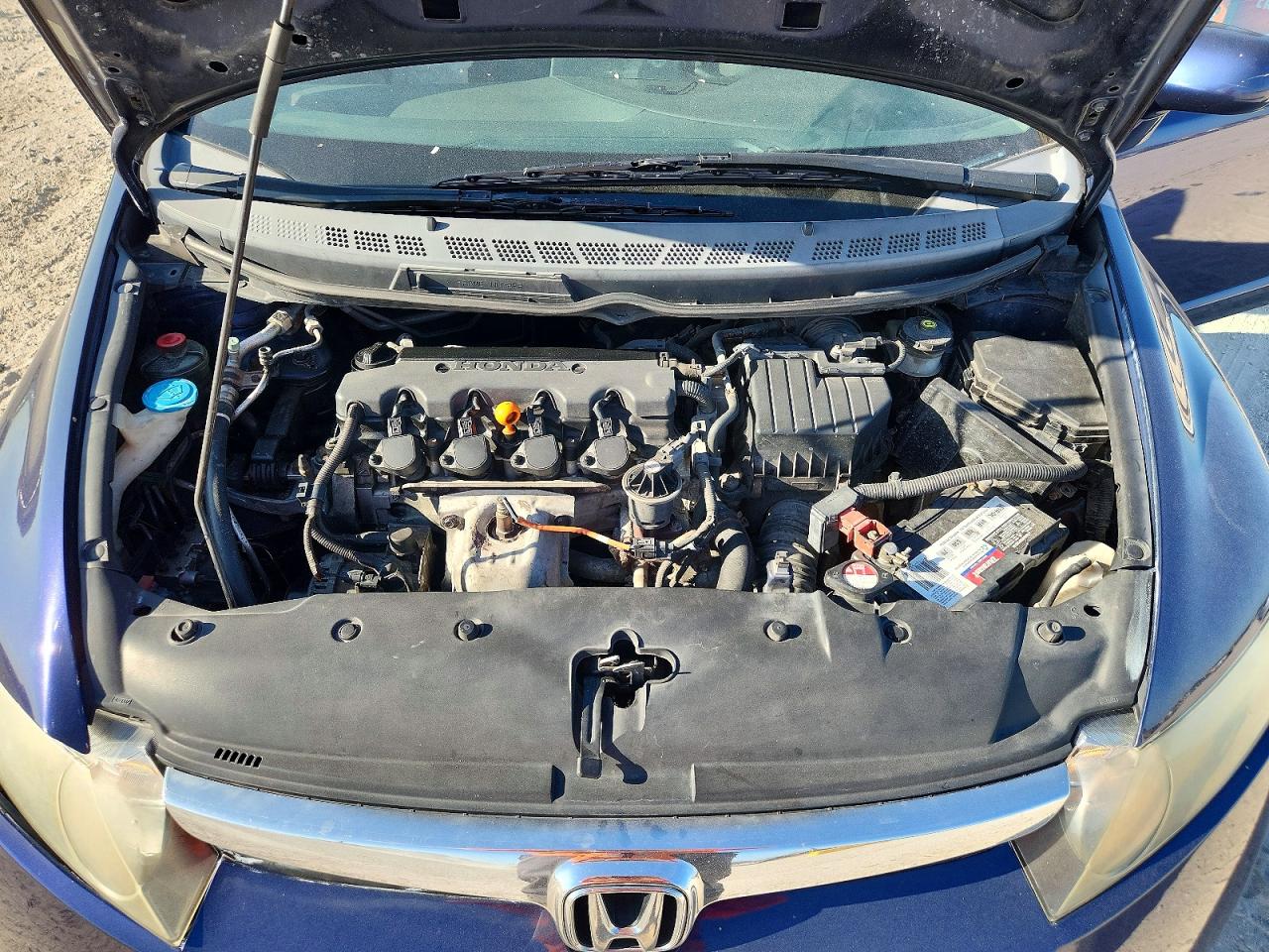 2007 Honda Civic Lx Blue vin: 1HGFA16587L125273