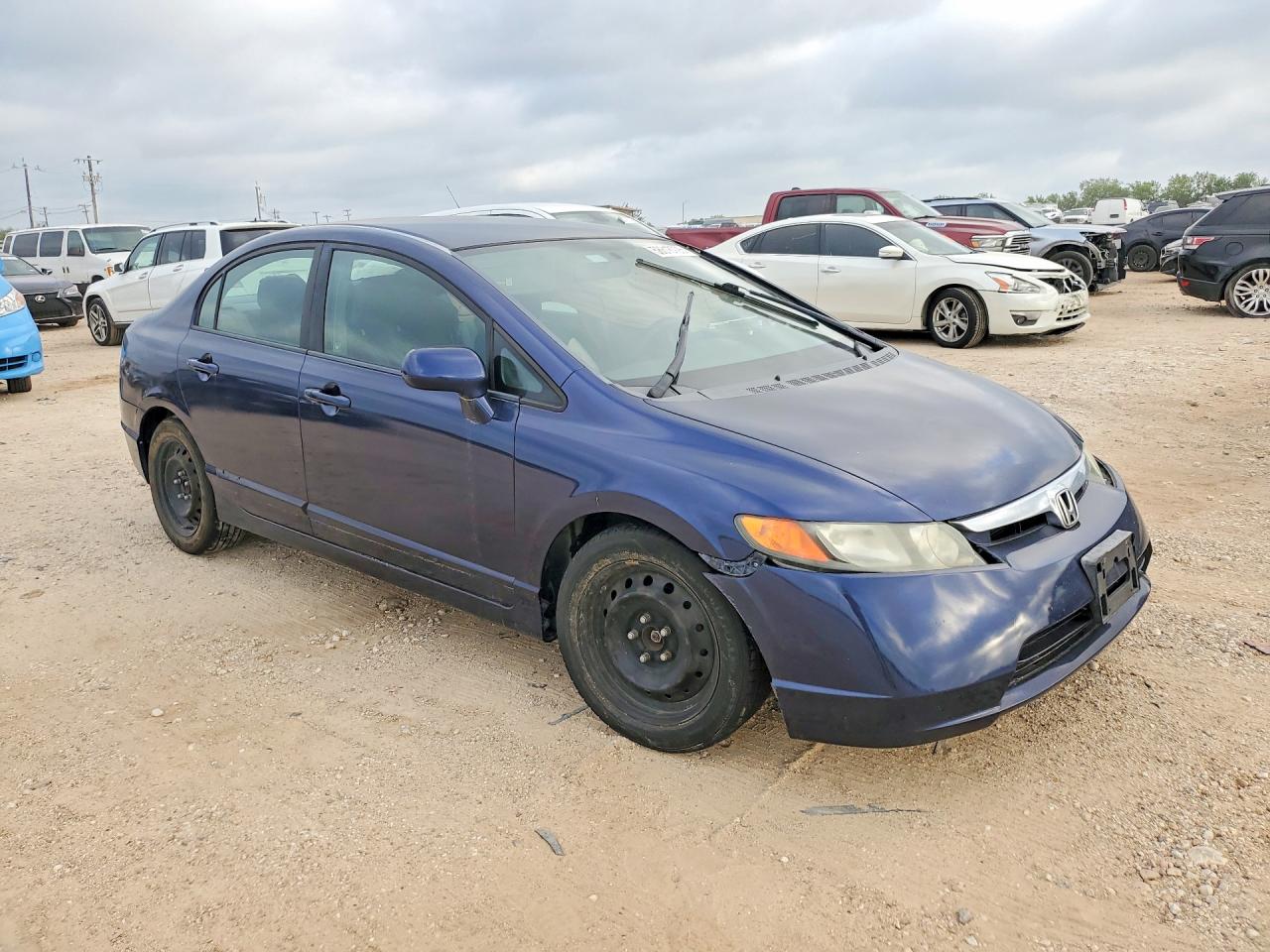 2007 Honda Civic Blue vin: 1HGFA16587L133793