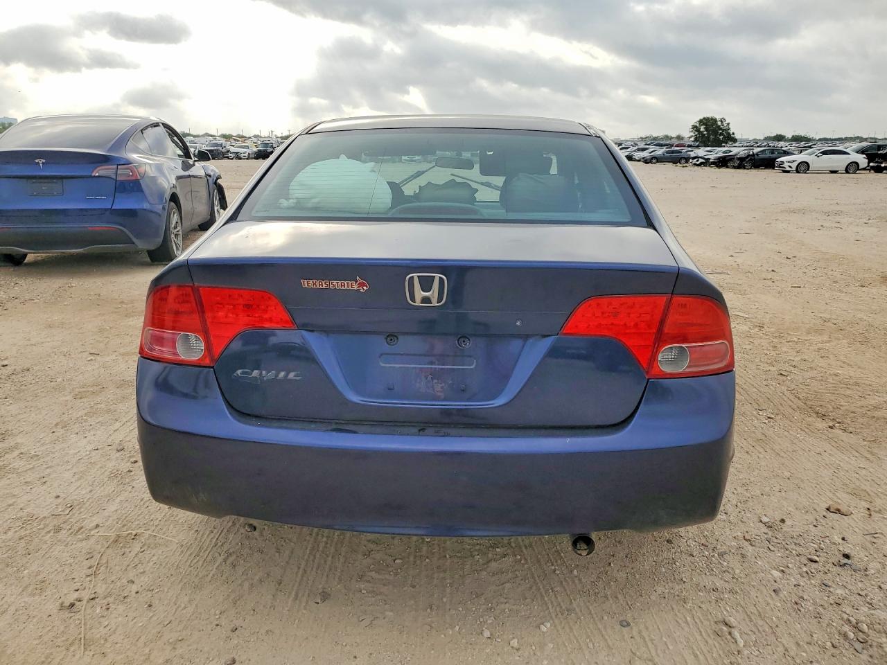 2007 Honda Civic Blue vin: 1HGFA16587L133793