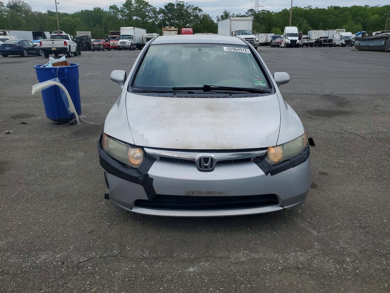 2008 Honda Civic Lx Silver vin: 1HGFA16588L001473