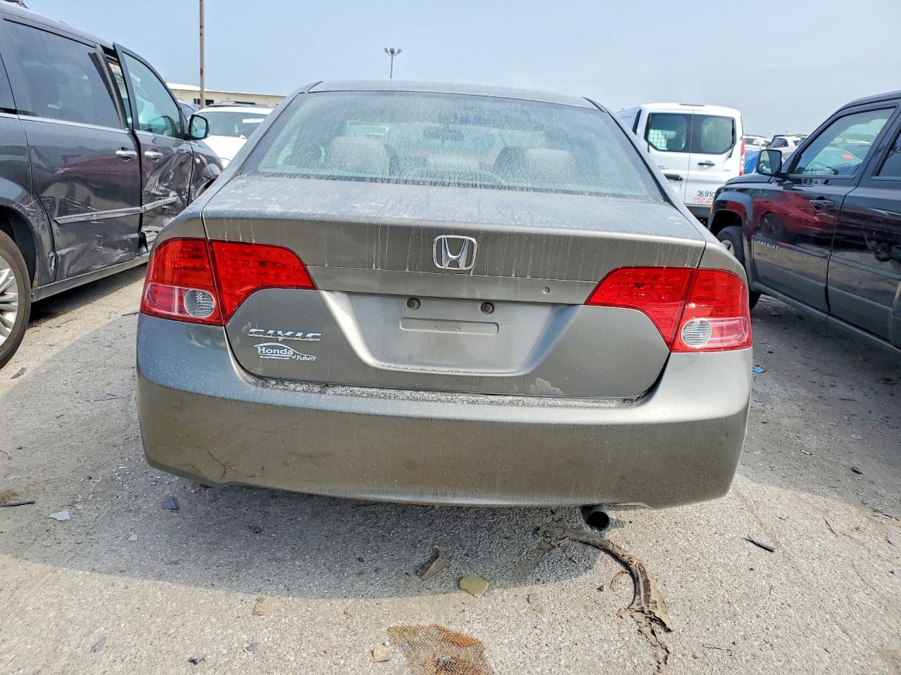 2008 Honda Civic Lx Gray vin: 1HGFA16588L017026