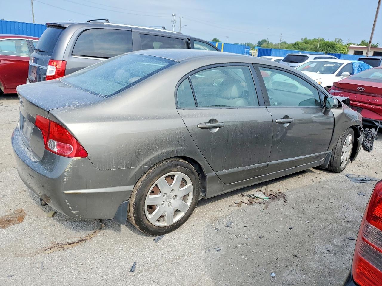 2008 Honda Civic Lx Gray vin: 1HGFA16588L017026
