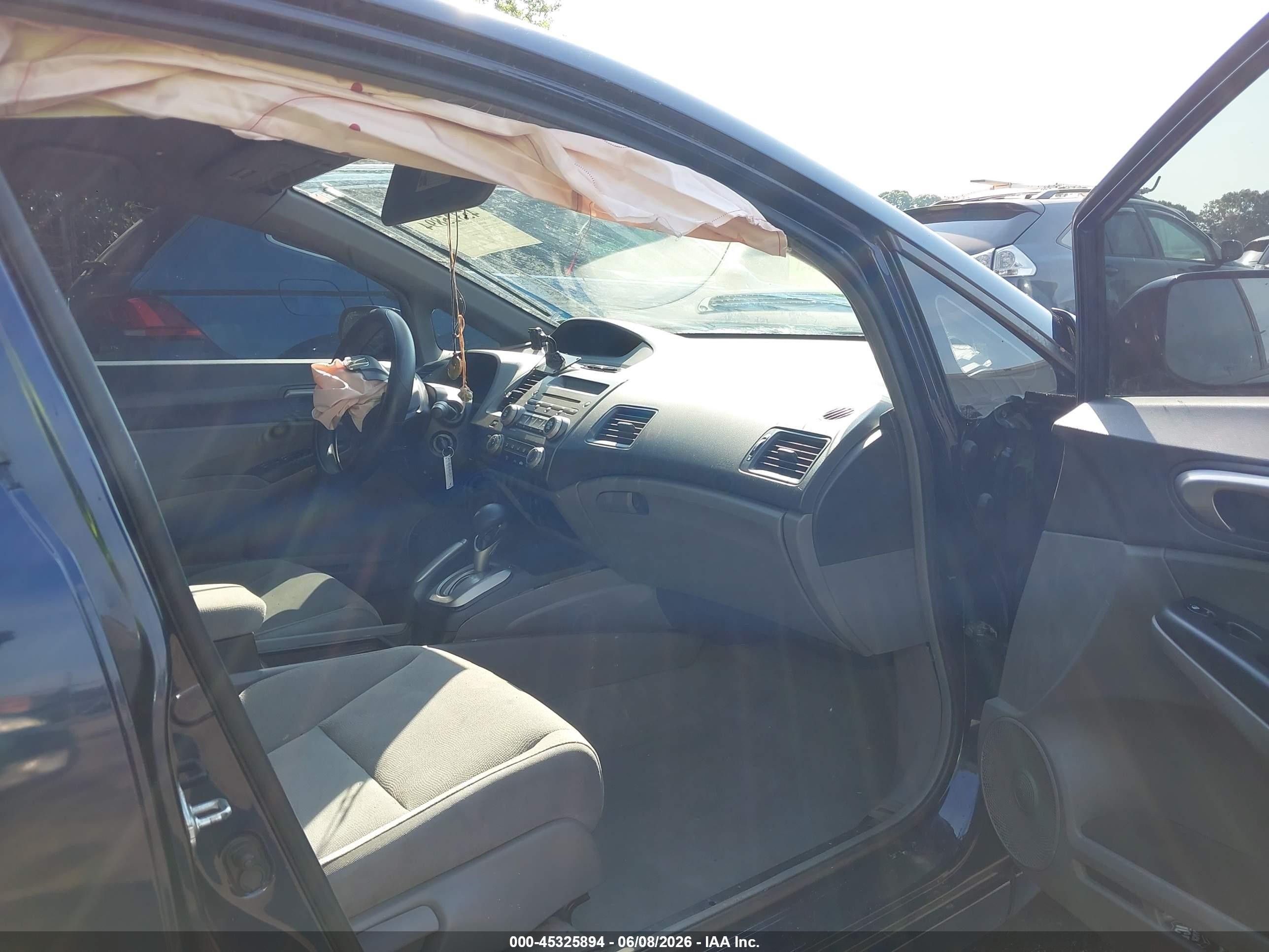 2008 Honda Civic Lx Синий vin: 1HGFA16588L026230