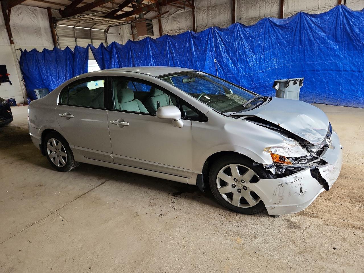 2008 Honda Civic Lx Silver vin: 1HGFA16588L043559