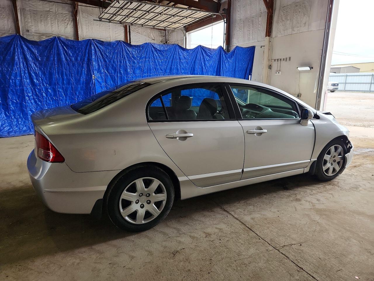 2008 Honda Civic Lx Silver vin: 1HGFA16588L043559
