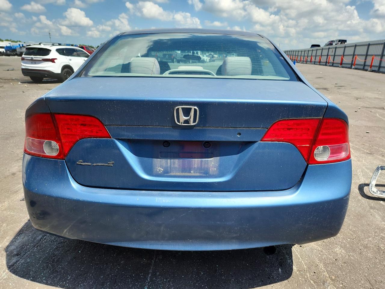 2008 Honda Civic Lx Blue vin: 1HGFA16588L092857