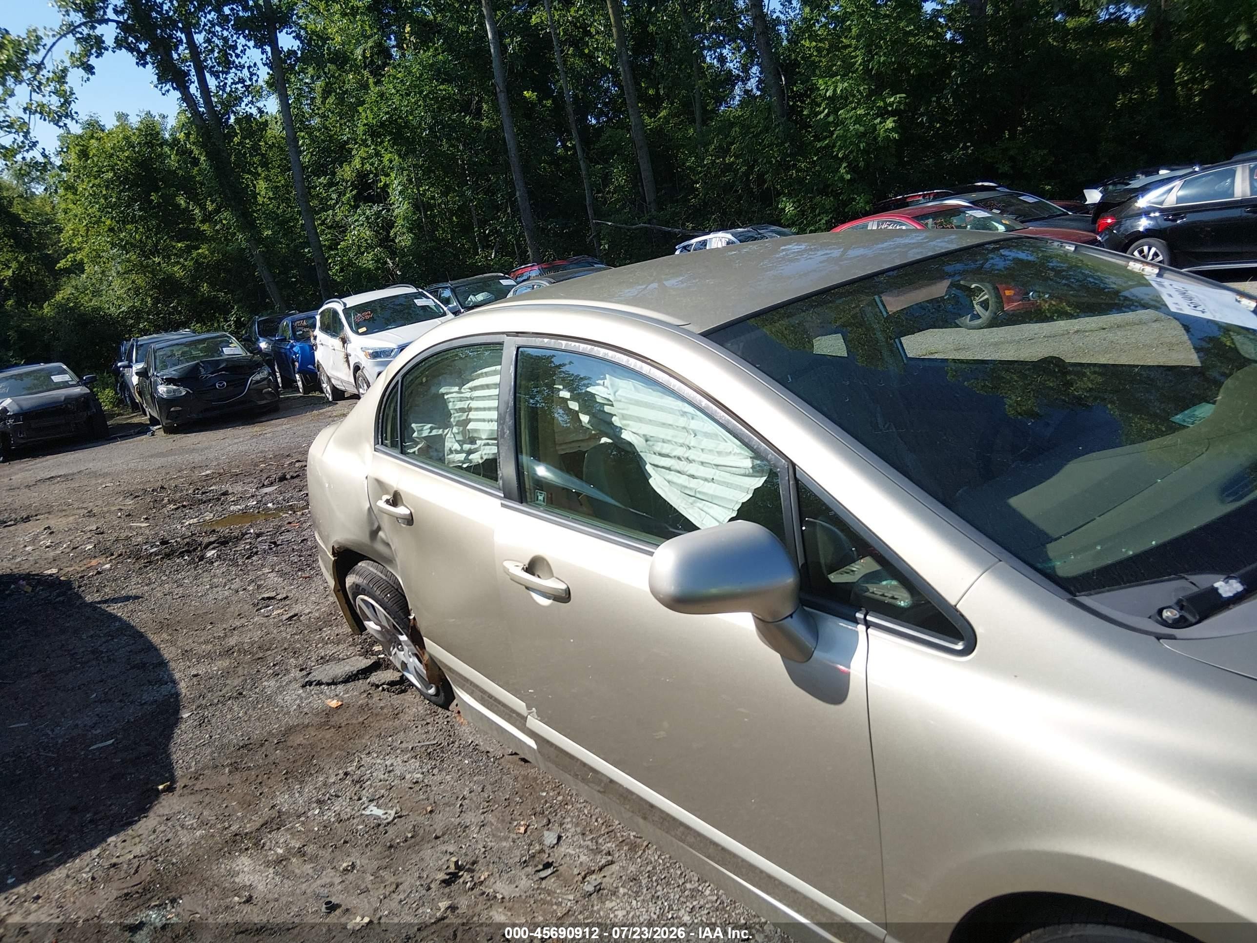 2008 Honda Civic Lx Gold vin: 1HGFA16588L104554