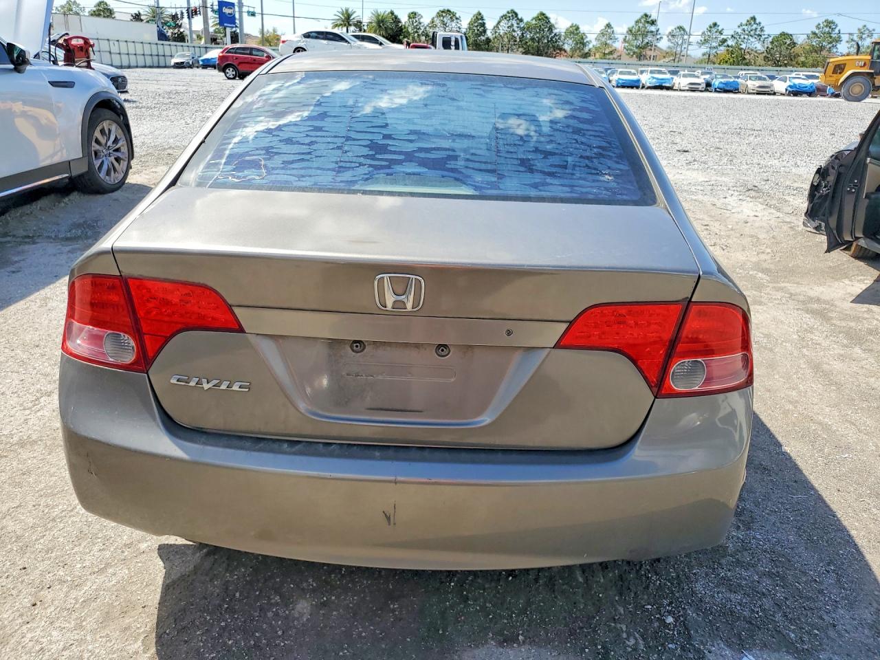 2008 Honda Civic Lx Gray vin: 1HGFA16588L110757