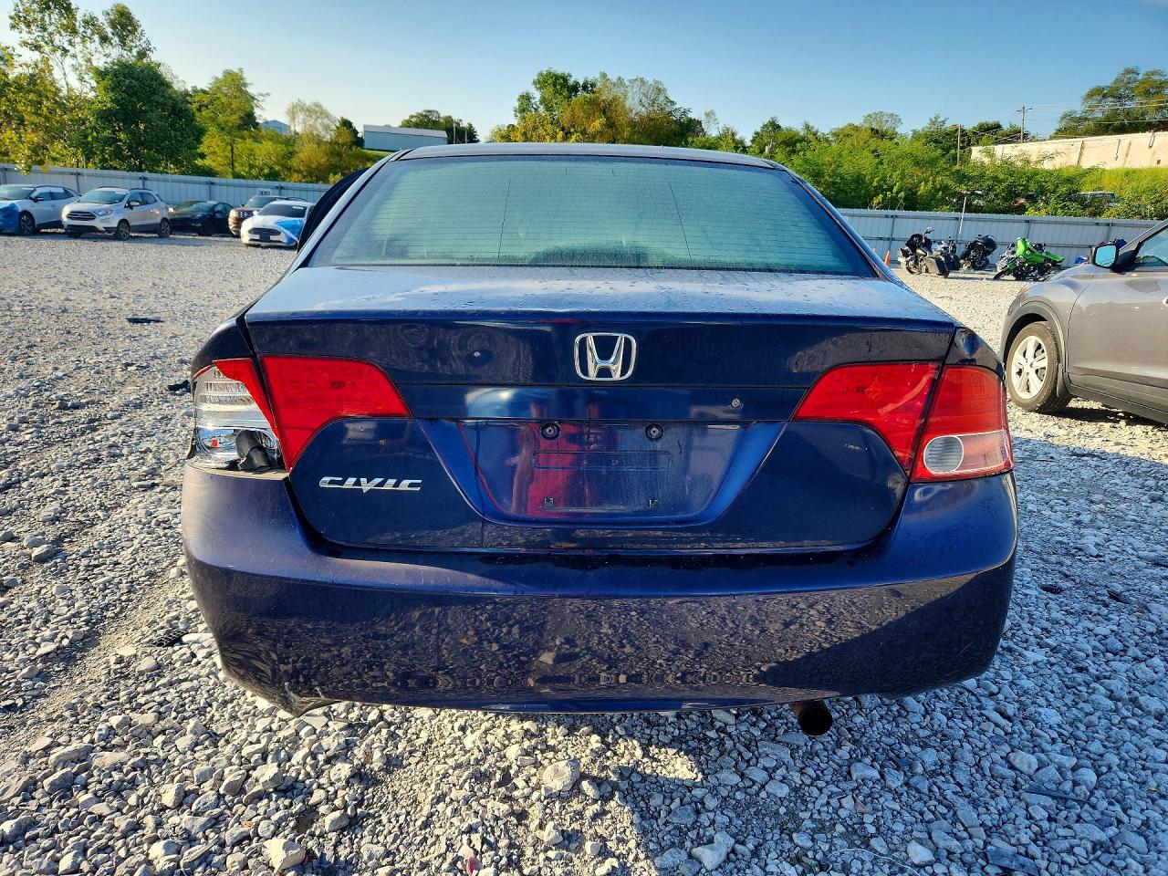 2008 Honda Civic Lx Blue vin: 1HGFA16588L112752
