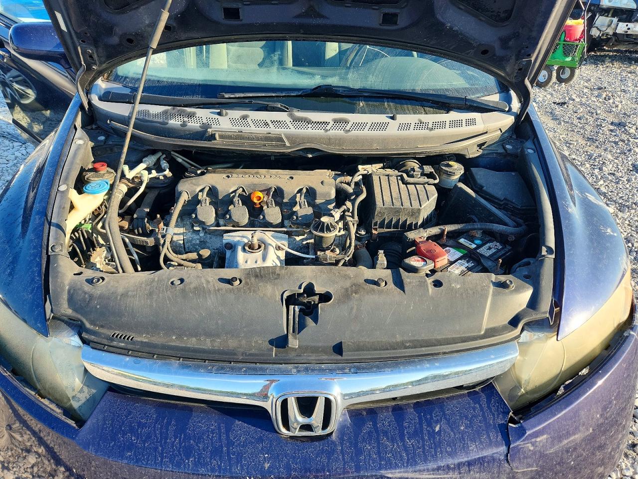 2008 Honda Civic Lx Blue vin: 1HGFA16588L112752