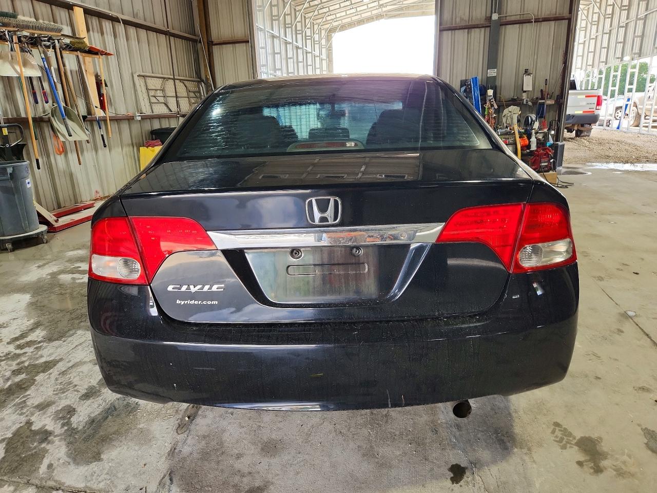 2009 Honda Civic Lx Black vin: 1HGFA16589L019523
