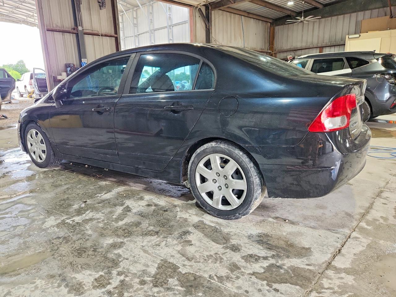 2009 Honda Civic Lx Black vin: 1HGFA16589L019523