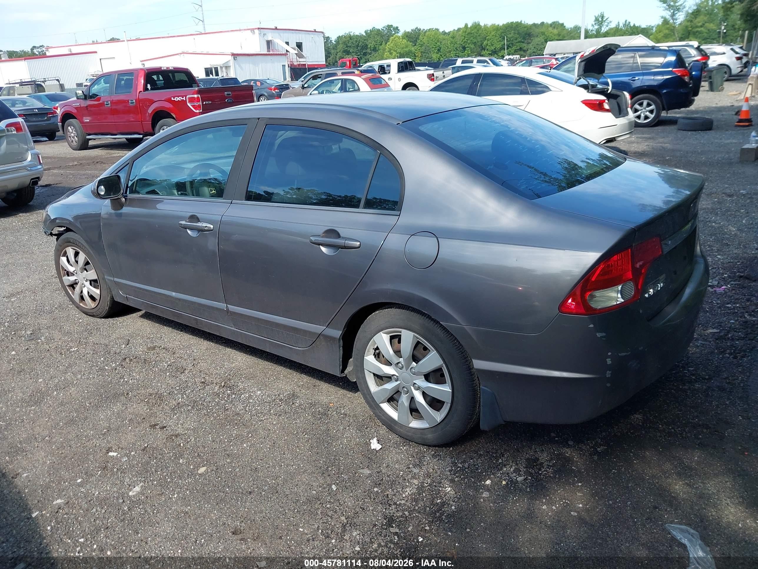 2009 Honda Civic Lx Brown vin: 1HGFA16589L020946
