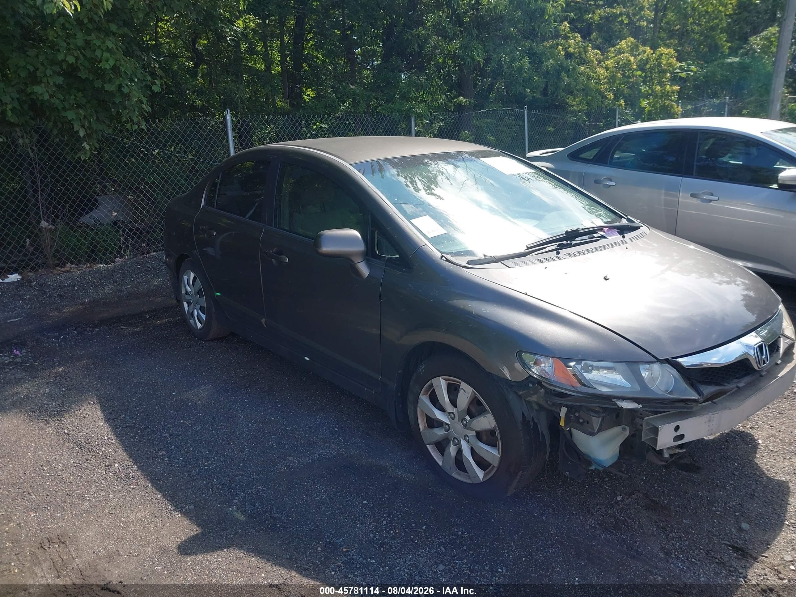 2009 Honda Civic Lx Brown vin: 1HGFA16589L020946