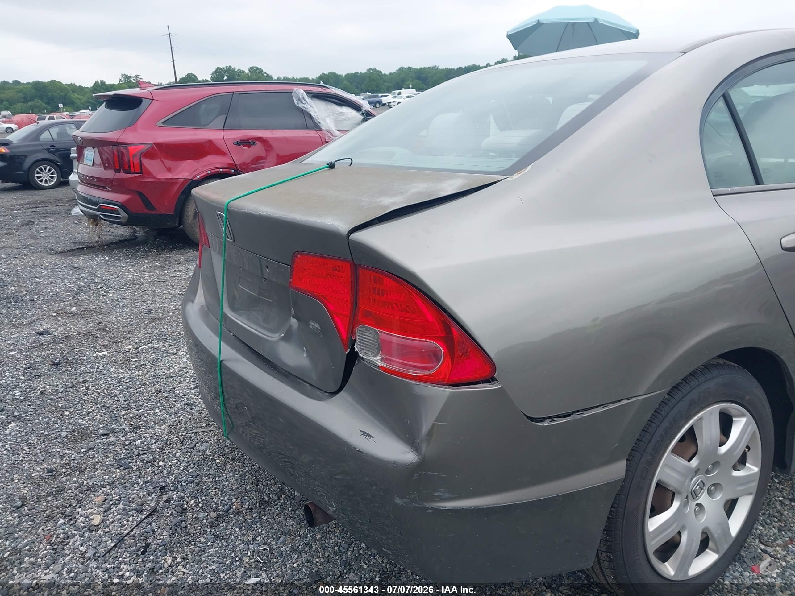 2006 Honda Civic Lx Silver vin: 1HGFA16596L027173