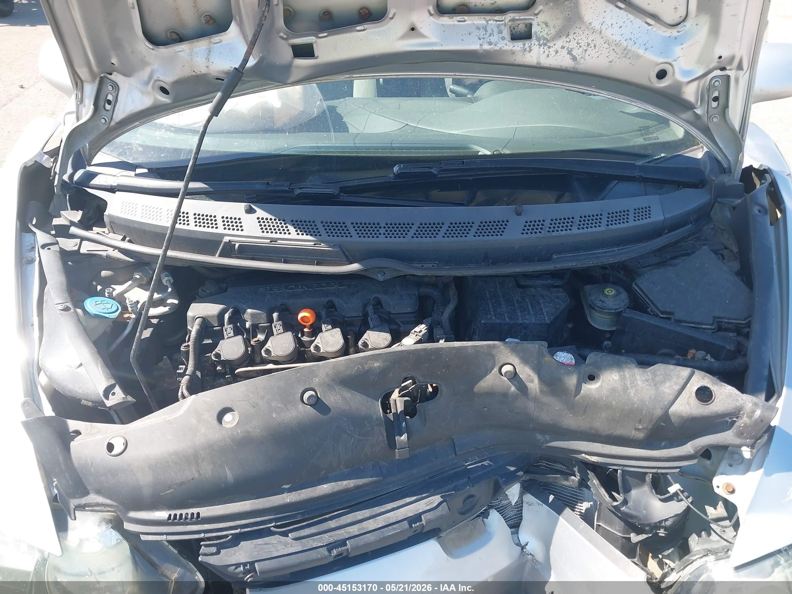 2006 Honda Civic Lx Silver vin: 1HGFA16596L030347
