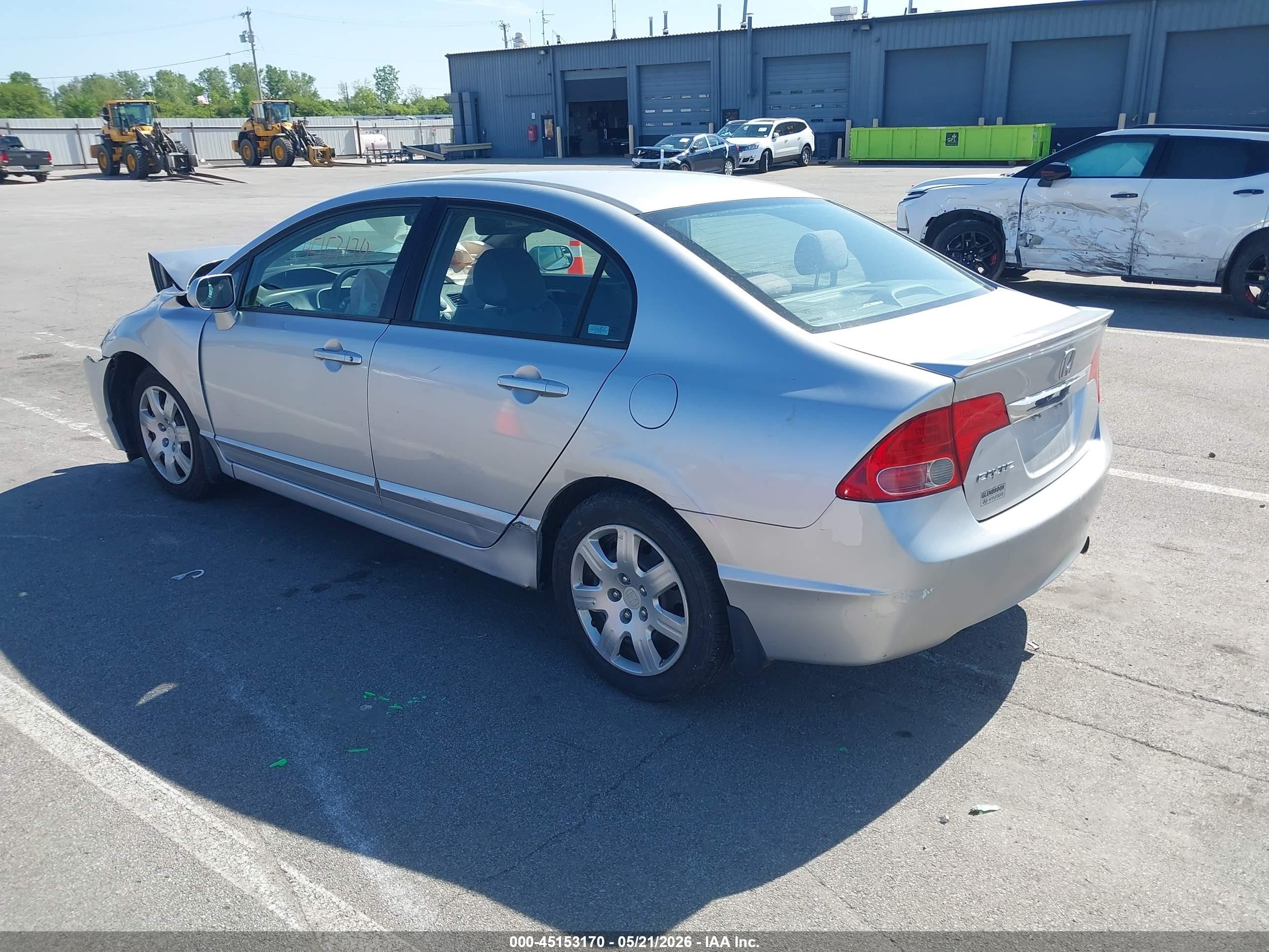 2006 Honda Civic Lx Silver vin: 1HGFA16596L030347