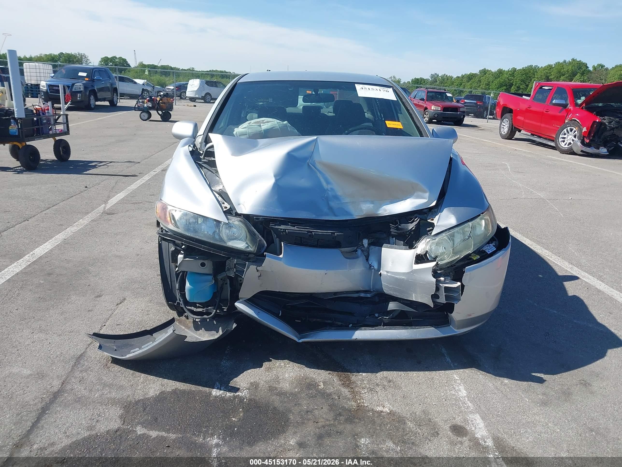 2006 Honda Civic Lx Silver vin: 1HGFA16596L030347