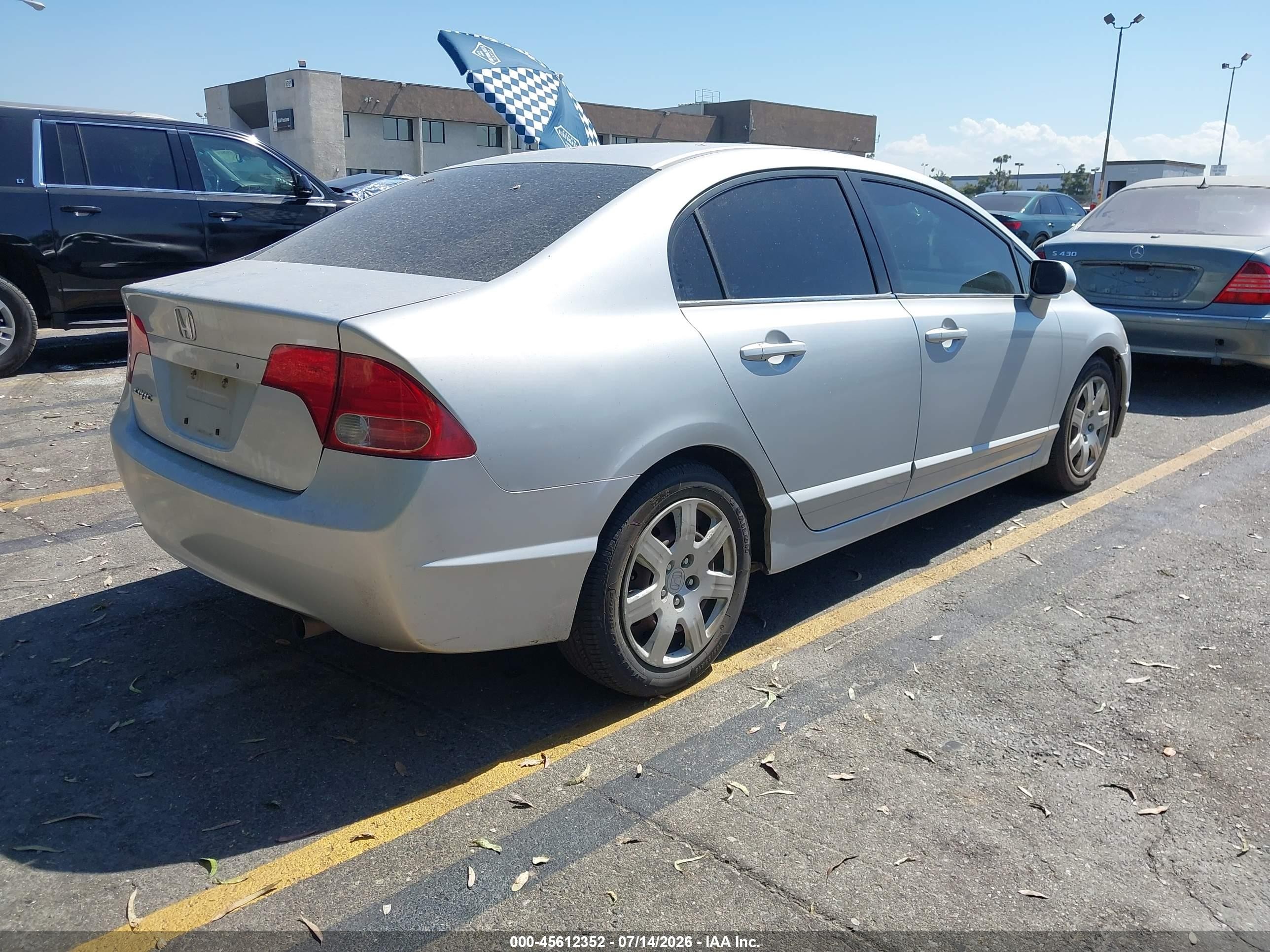 2006 Honda Civic Lx Silver vin: 1HGFA16596L030820