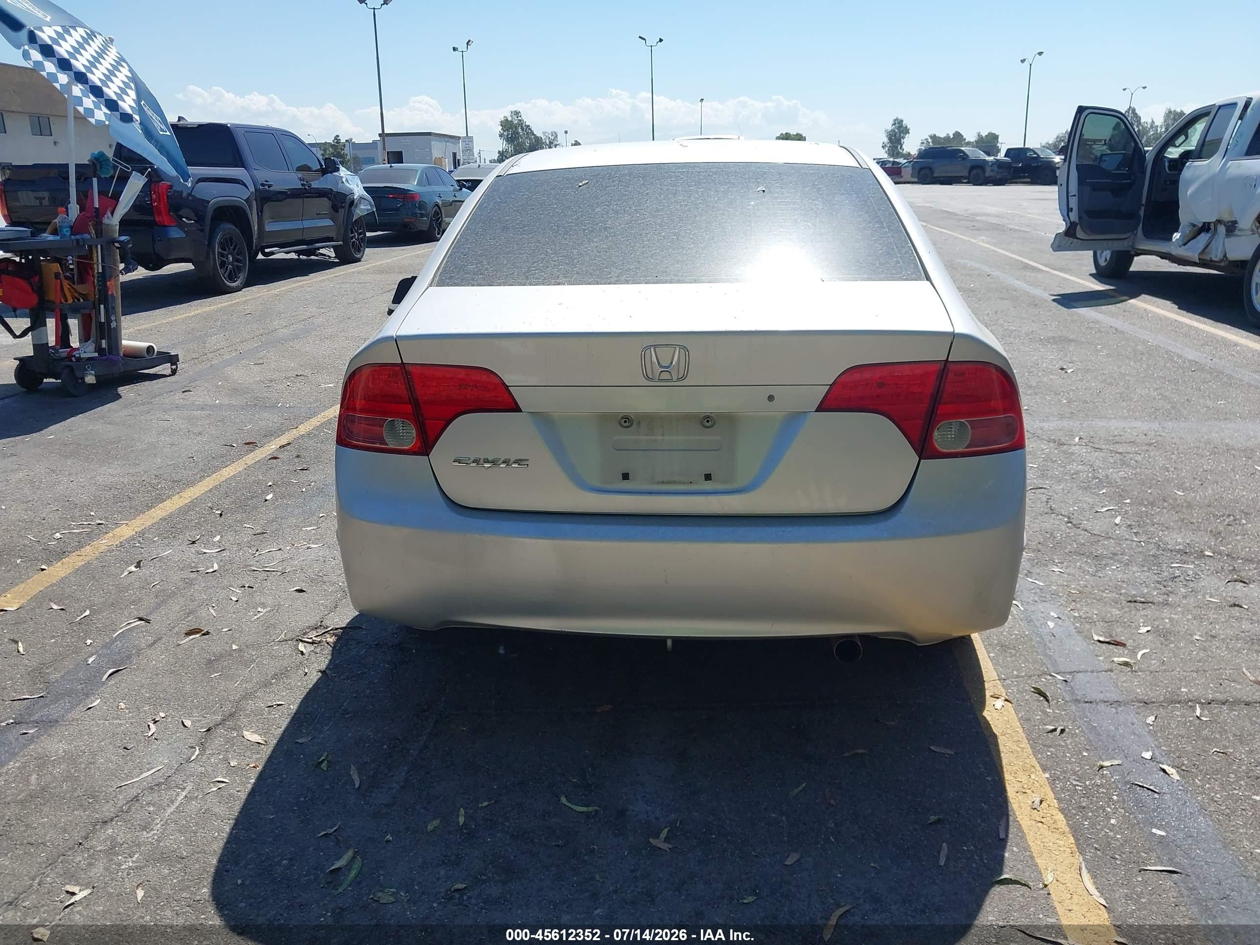 2006 Honda Civic Lx Silver vin: 1HGFA16596L030820
