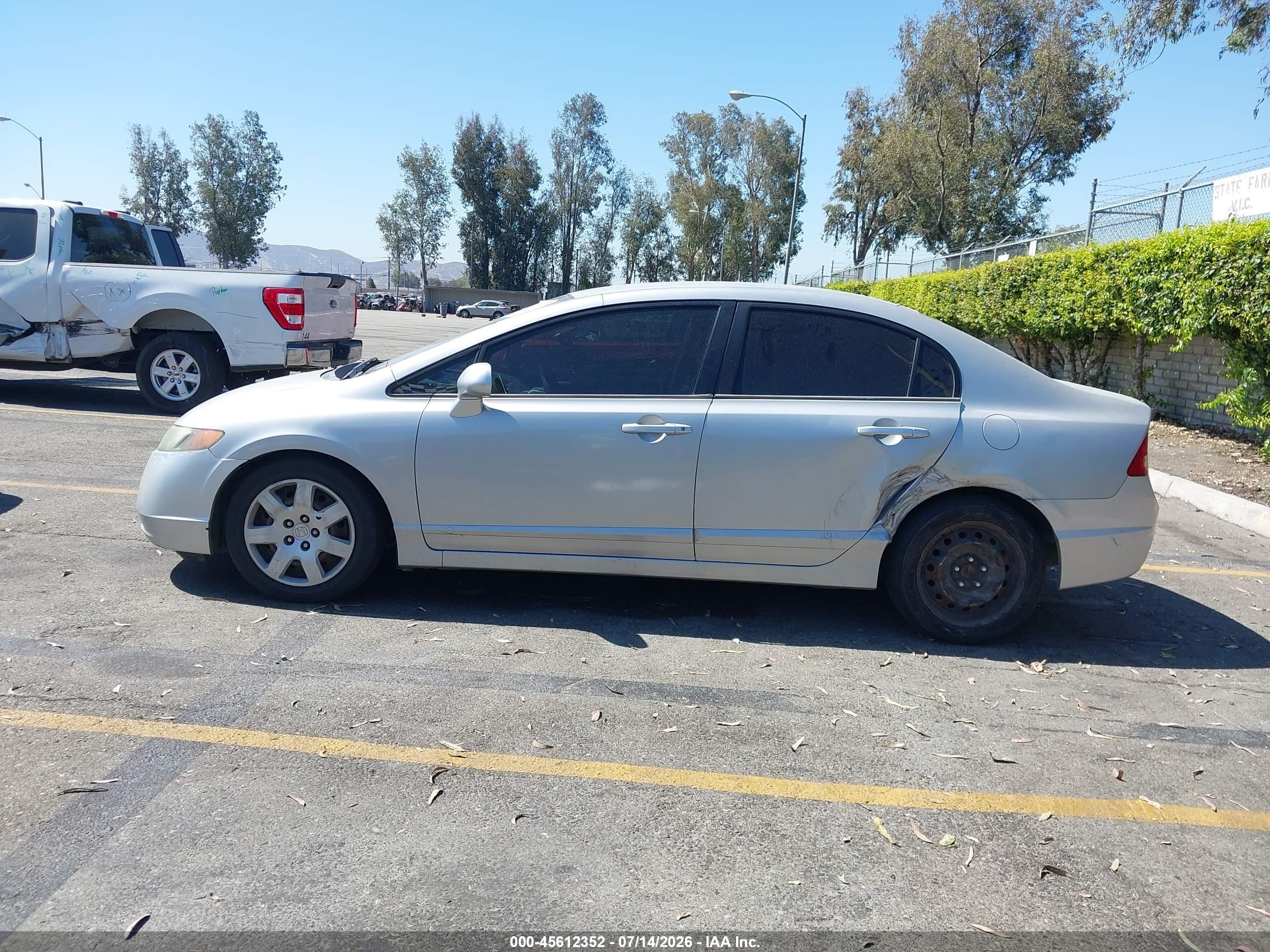 2006 Honda Civic Lx Silver vin: 1HGFA16596L030820