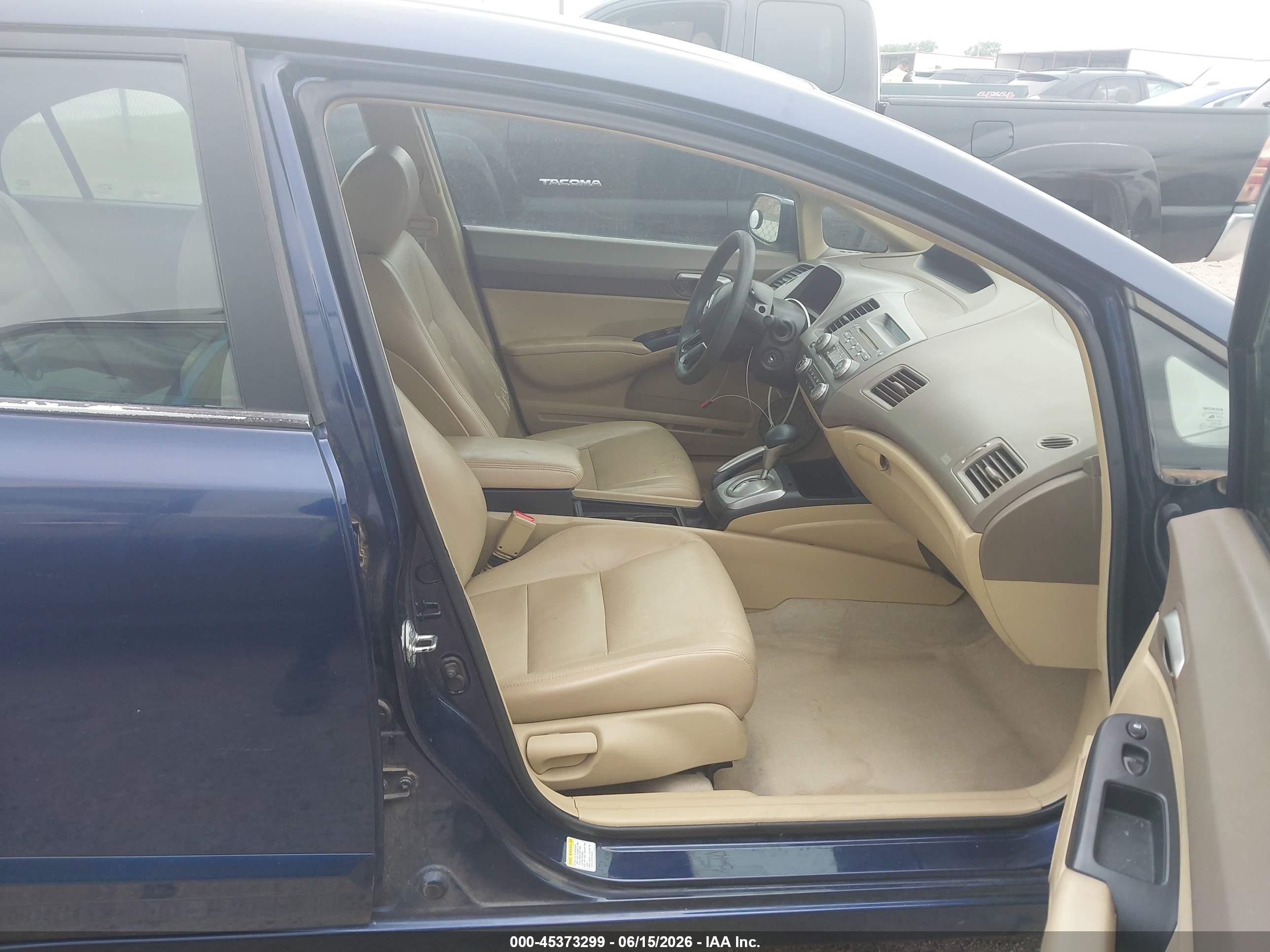 2006 Honda Civic Lx Blue vin: 1HGFA16596L048086