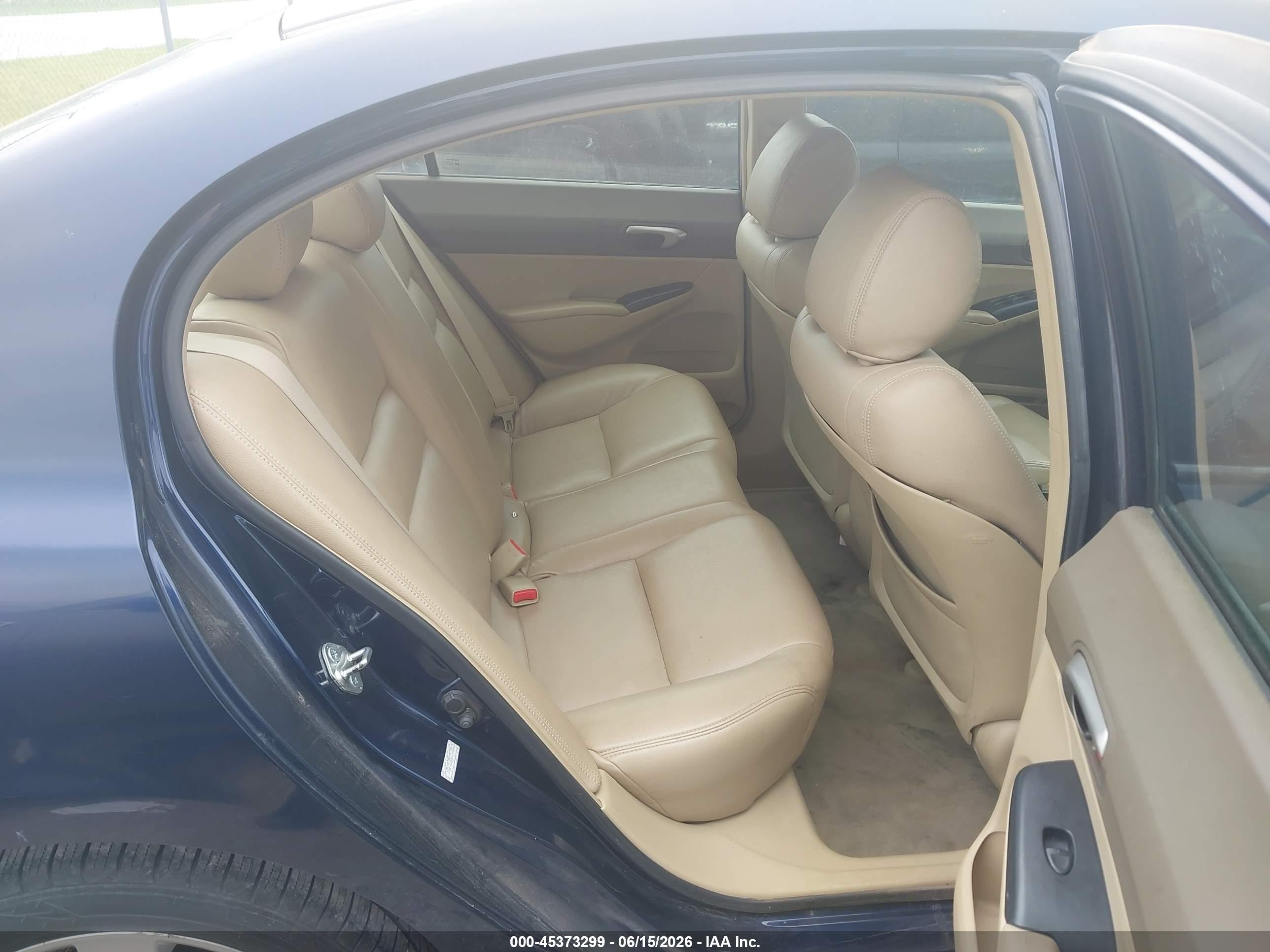 2006 Honda Civic Lx Blue vin: 1HGFA16596L048086