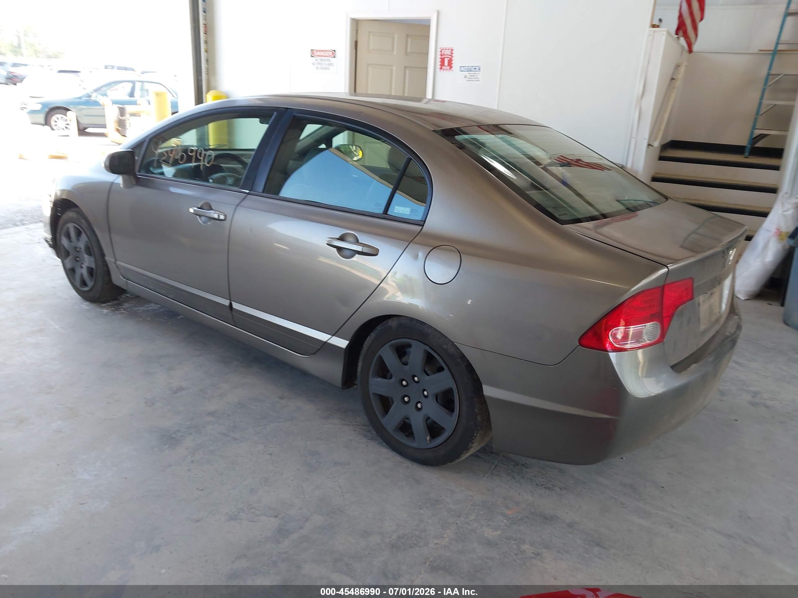 2006 Honda Civic Lx Brown vin: 1HGFA16596L053286