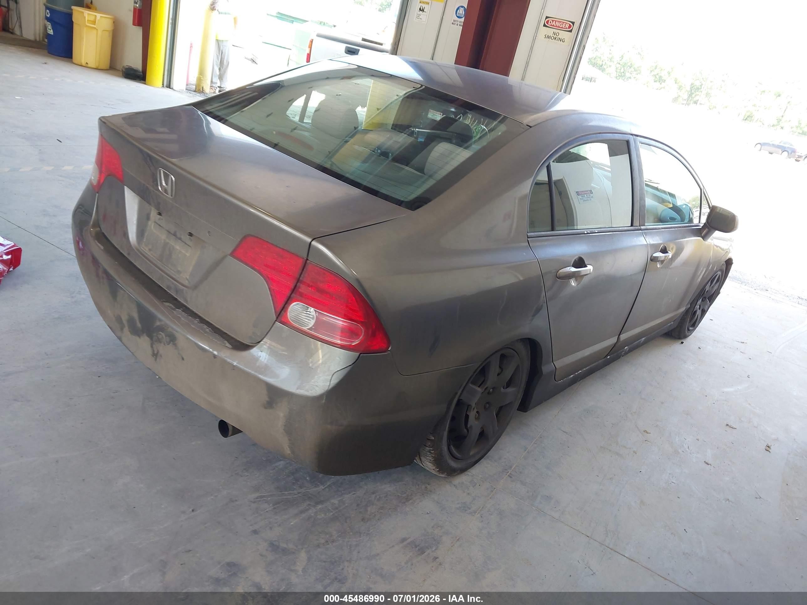 2006 Honda Civic Lx Brown vin: 1HGFA16596L053286