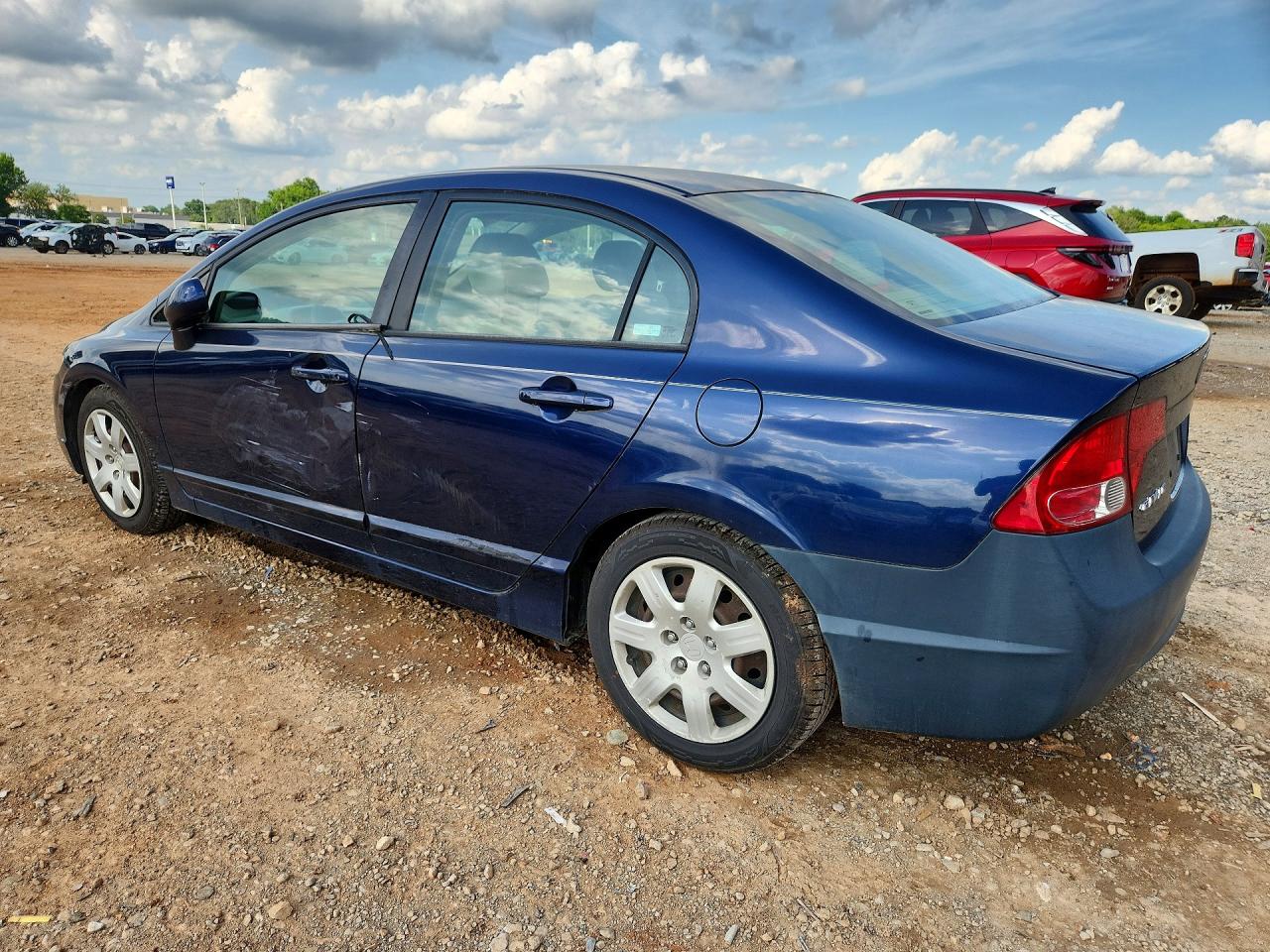 2006 Honda Civic Lx Blue vin: 1HGFA16596L103040