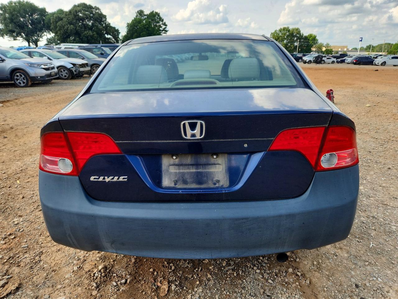2006 Honda Civic Lx Blue vin: 1HGFA16596L103040