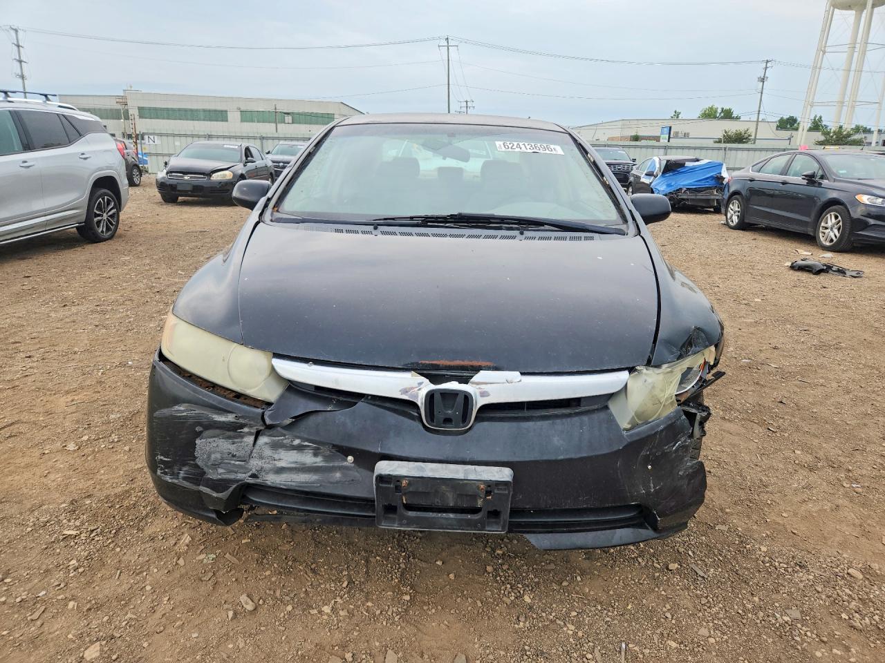 2006 Honda Civic Lx Black vin: 1HGFA16596L103894