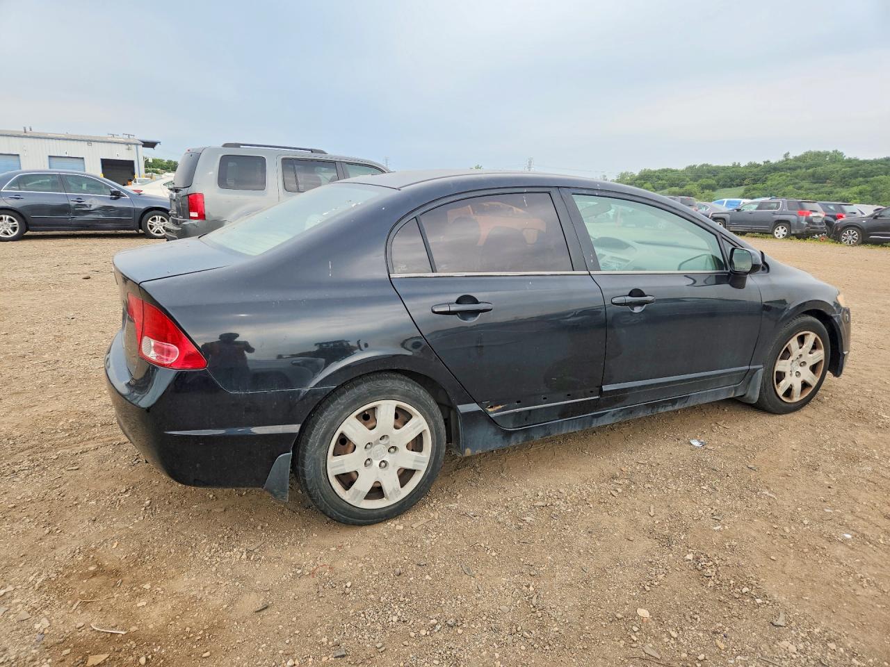 2006 Honda Civic Lx Black vin: 1HGFA16596L103894
