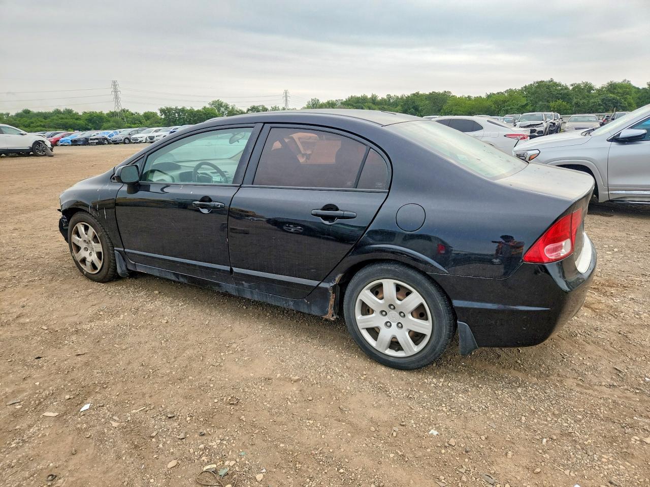 2006 Honda Civic Lx Black vin: 1HGFA16596L103894