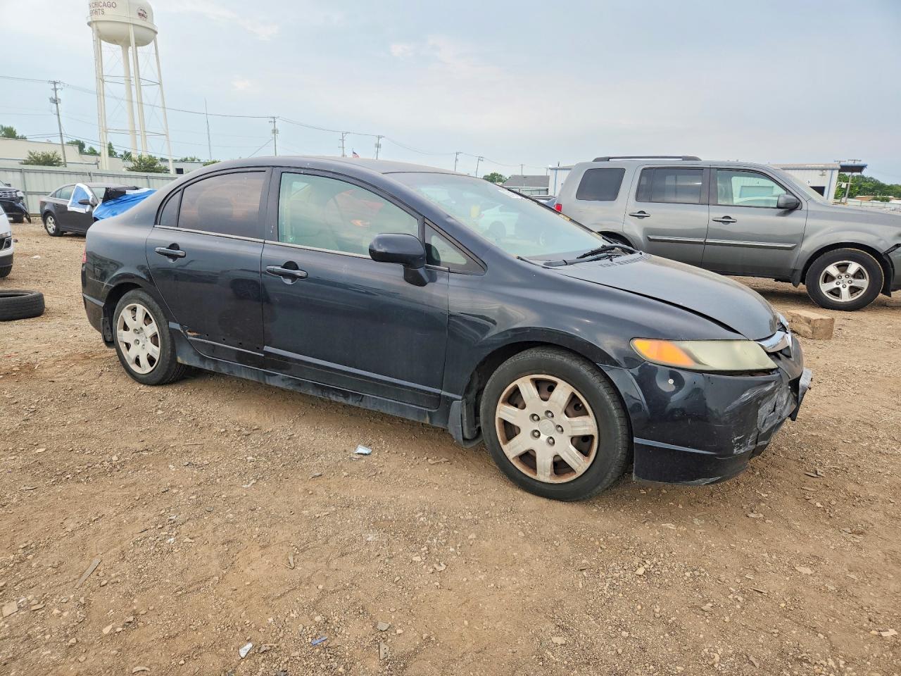 2006 Honda Civic Lx Black vin: 1HGFA16596L103894