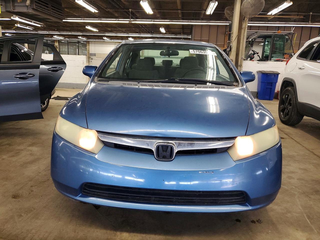 2006 Honda Civic Lx Blue vin: 1HGFA16596L131890