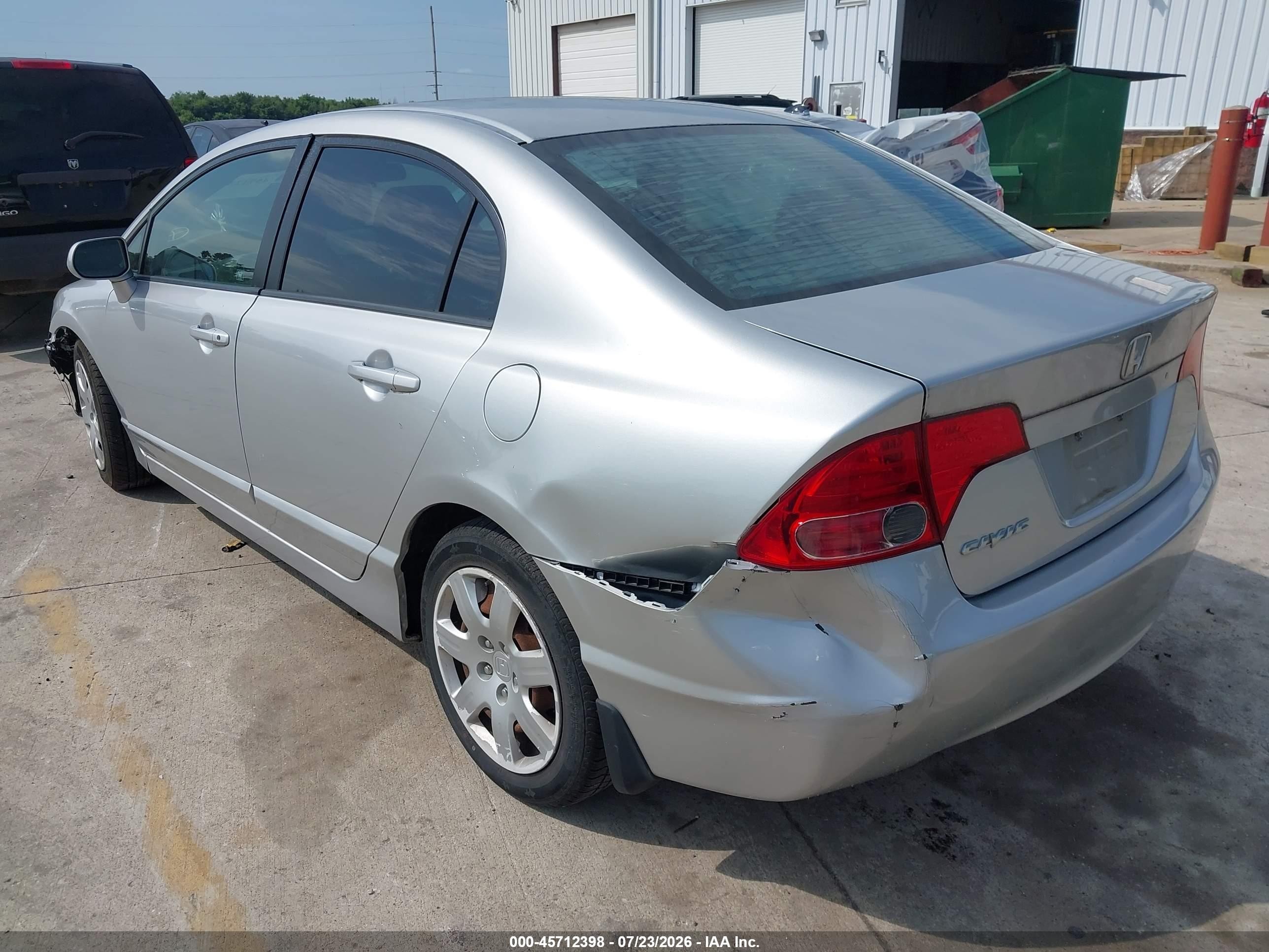 2006 Honda Civic Lx Silver vin: 1HGFA16596L133445