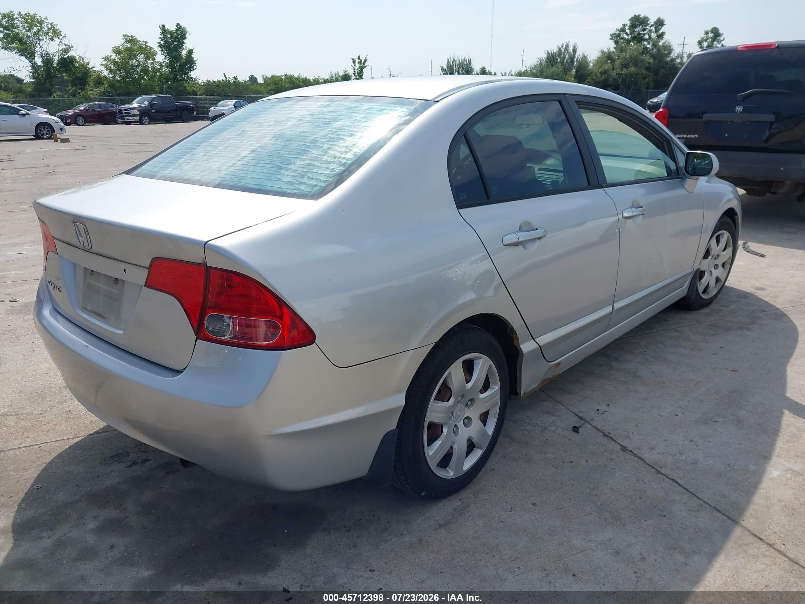 2006 Honda Civic Lx Silver vin: 1HGFA16596L133445