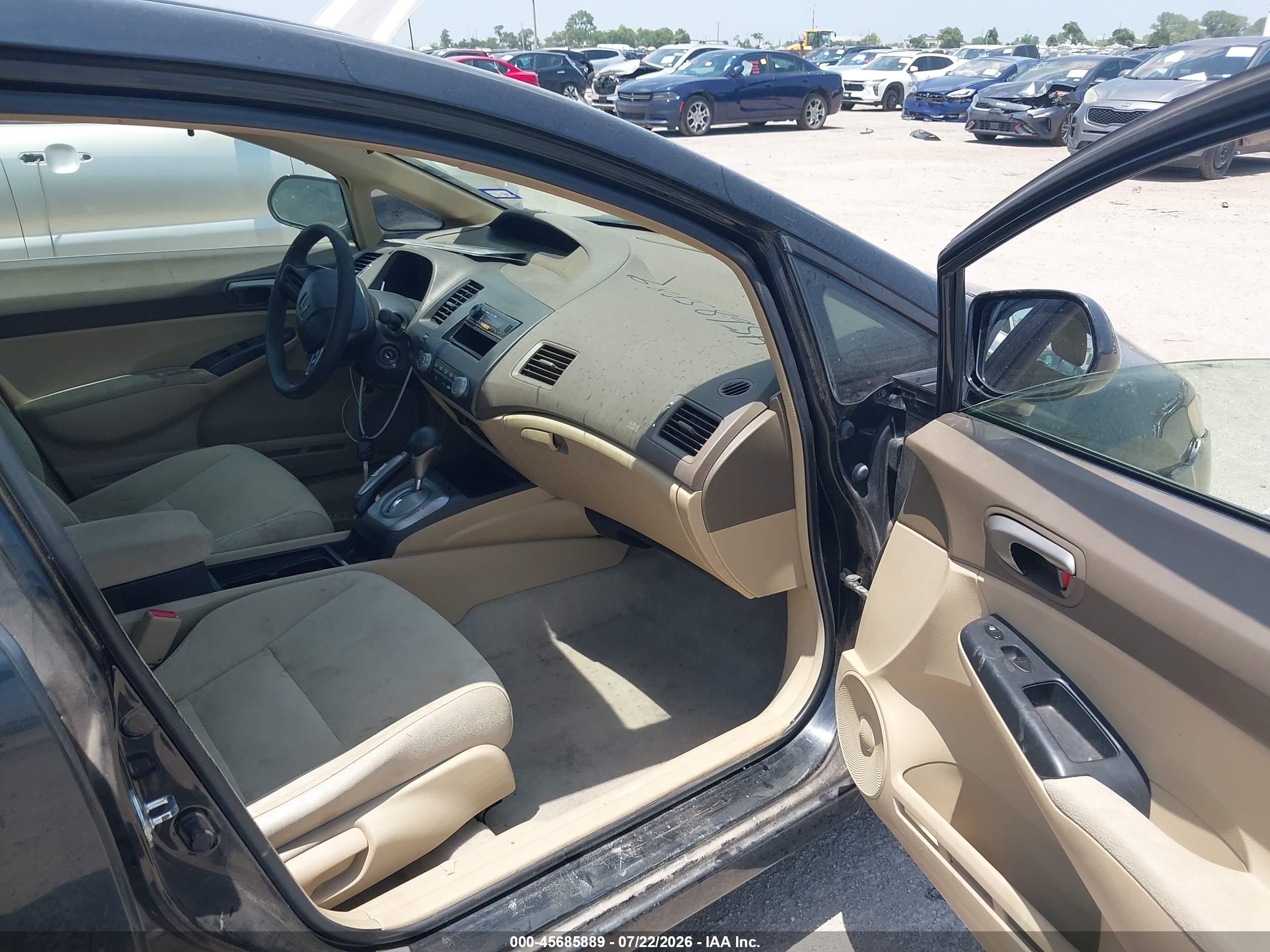 2006 Honda Civic Lx Black vin: 1HGFA16596L134899
