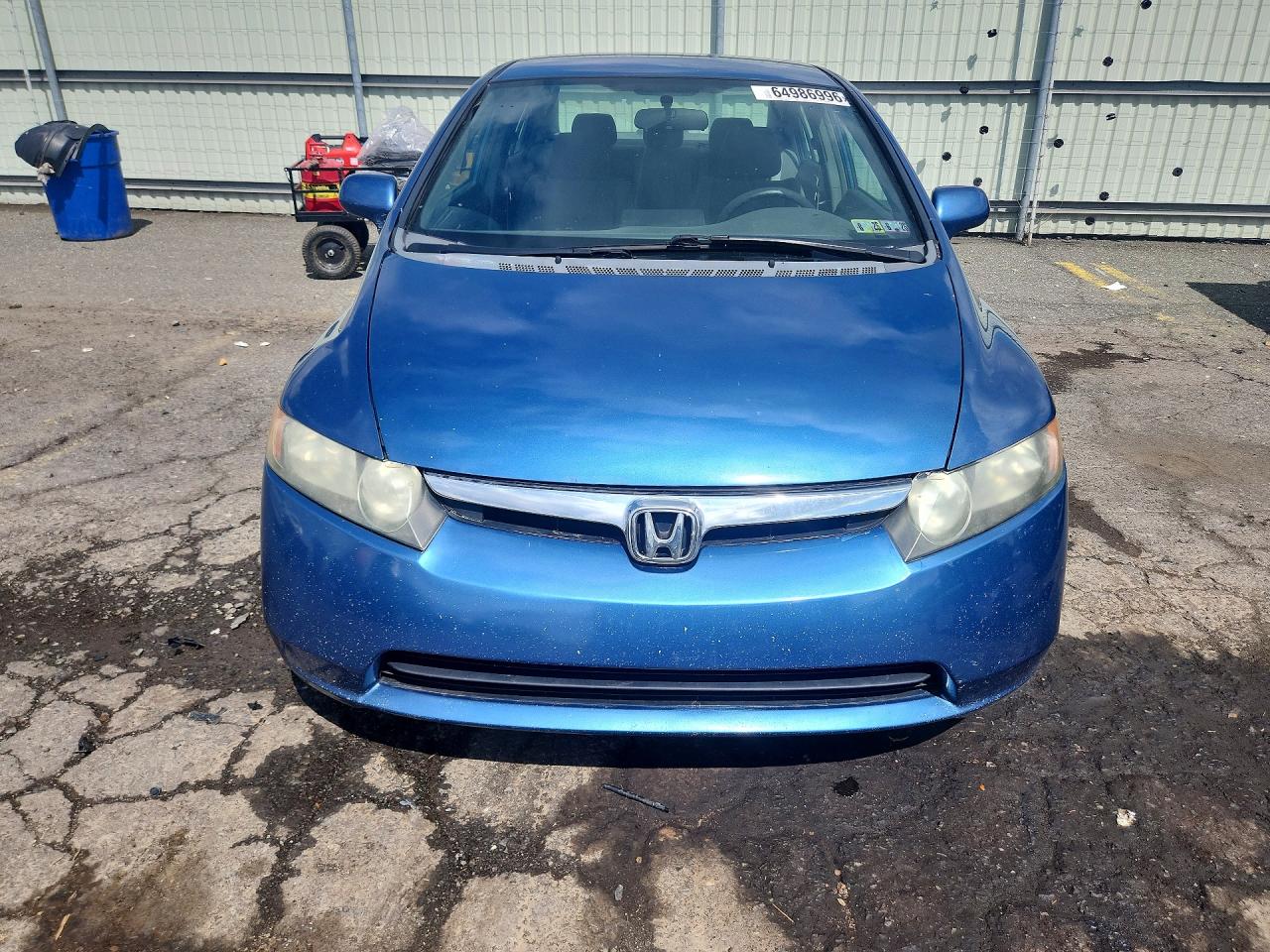 2006 Honda Civic Lx Blue vin: 1HGFA16596L143070