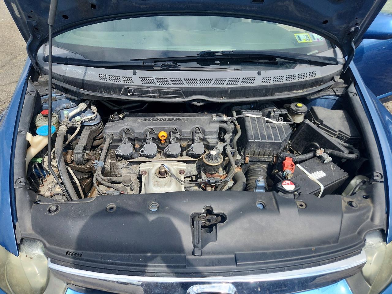 2006 Honda Civic Lx Blue vin: 1HGFA16596L143070