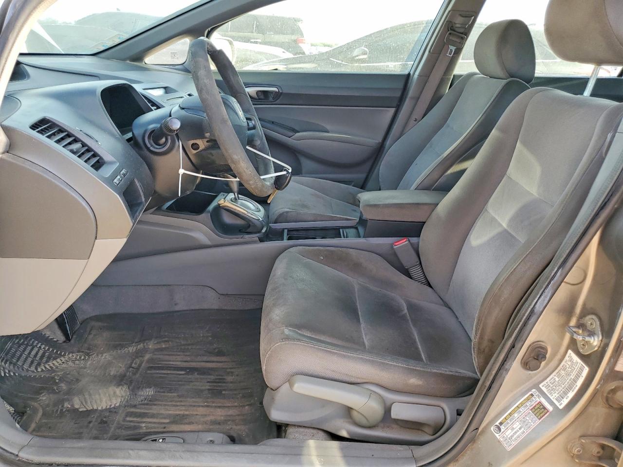 2007 Honda Civic Lx Gray vin: 1HGFA16597L001805