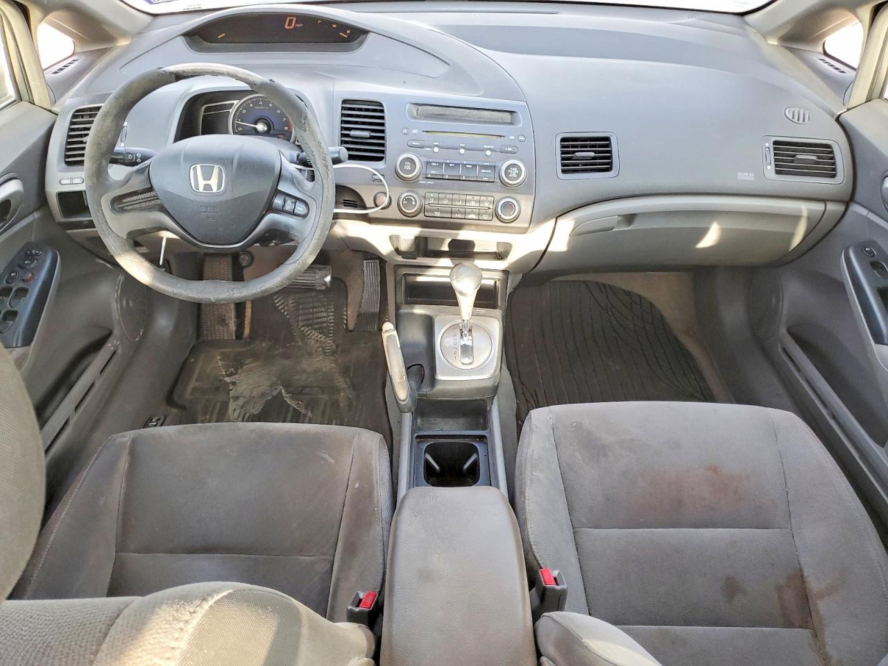 2007 Honda Civic Lx Gray vin: 1HGFA16597L001805